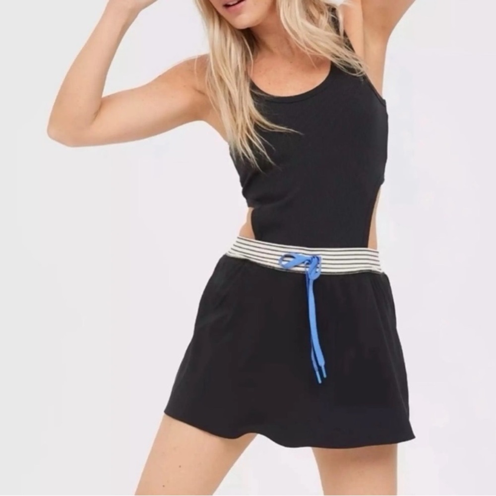 OFFLINE by Aerie Ribbed Cut Out Athletic Skort Dress